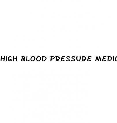 High Blood Pressure Medications Names Generic