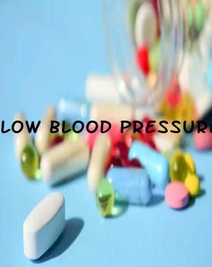 Low Blood Pressure Medication Acls