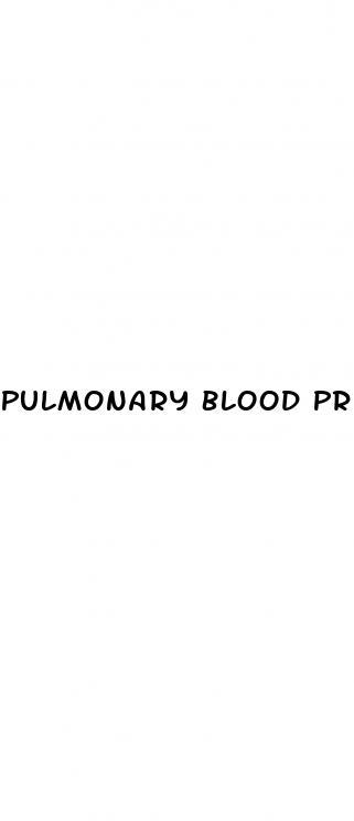 Pulmonary Blood Pressure Medication