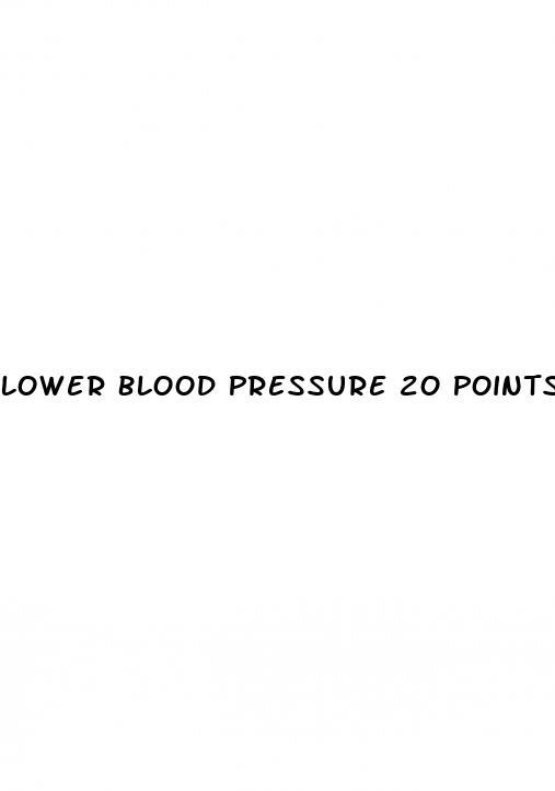 Lower Blood Pressure 2o Points With Medications