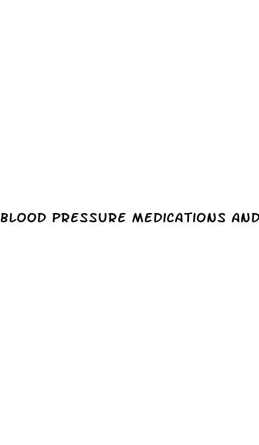 Blood Pressure Medications And Bph