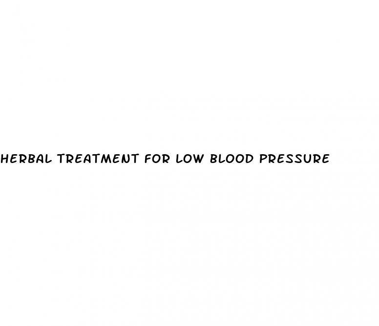 Herbal Treatment For Low Blood Pressure