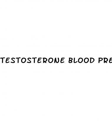 Testosterone Blood Pressure Medication