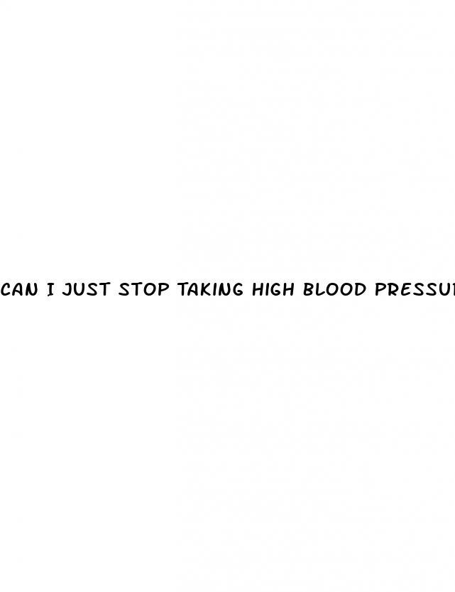 Can I Just Stop Taking High Blood Pressure Medication