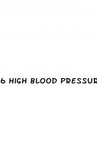 6 High Blood Pressure Pills Layin On A Tabel