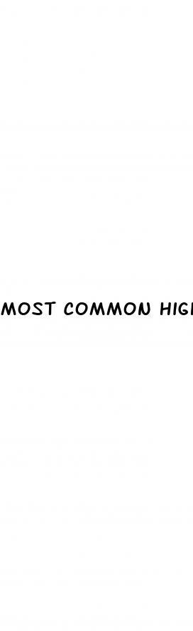 Most Common High Blood Pressure Medications