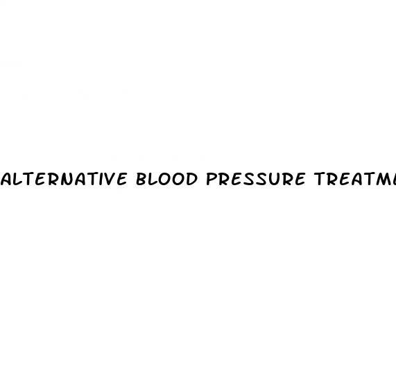 Alternative Blood Pressure Treatment