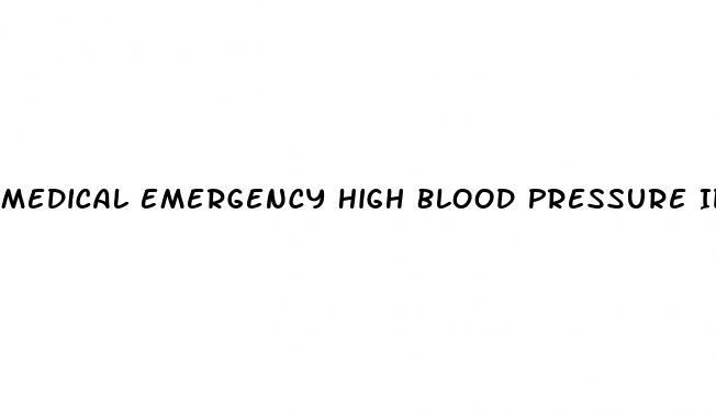 Medical Emergency High Blood Pressure Id