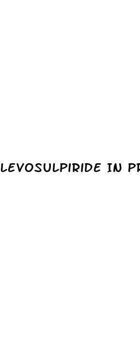 Levosulpiride In Premature Ejaculation