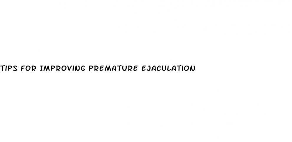 Tips For Improving Premature Ejaculation