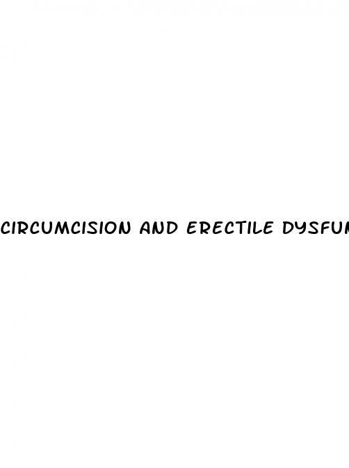 Circumcision And Erectile Dysfunction