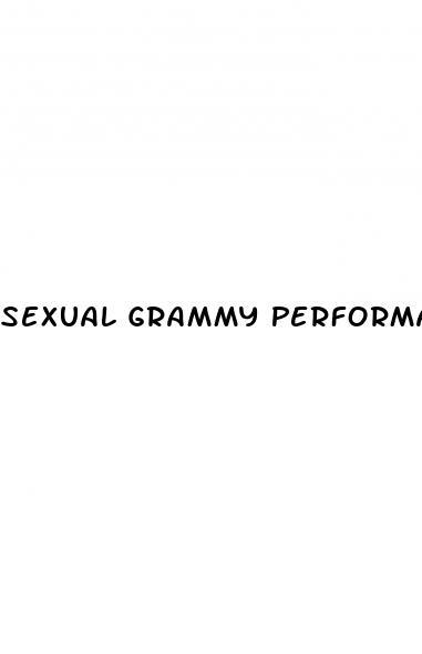 Sexual Grammy Performance