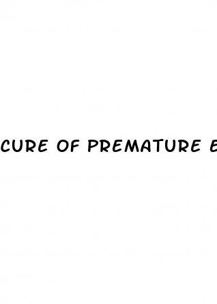 Cure Of Premature Ejaculation