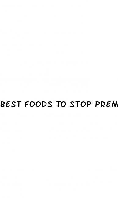 Best Foods To Stop Premature Ejaculation