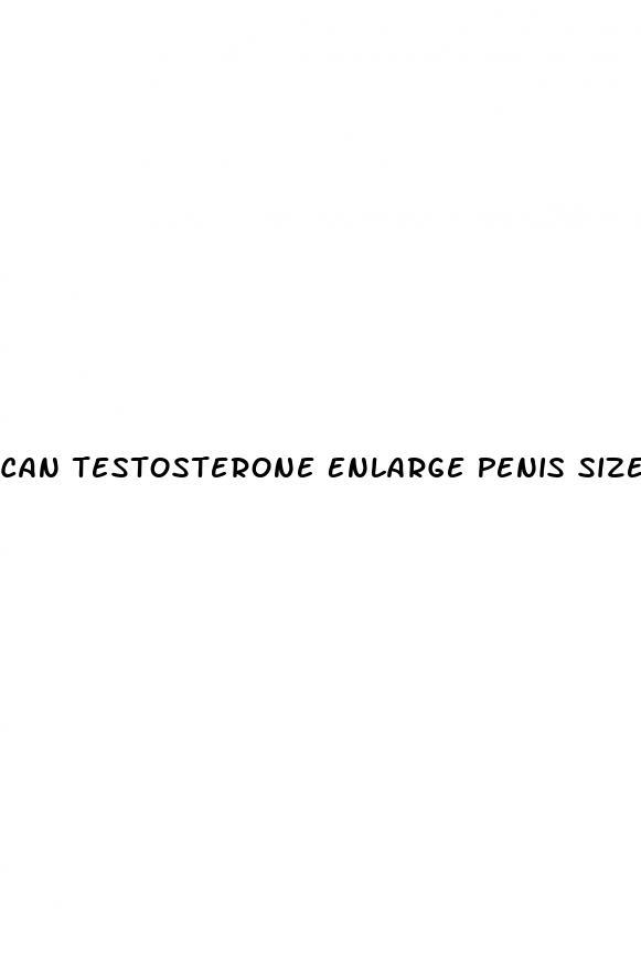 Can Testosterone Enlarge Penis Size