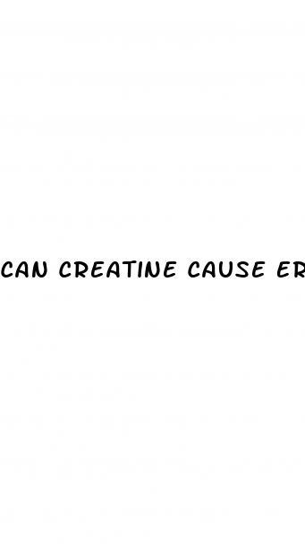 Can Creatine Cause Erectile Dysfunction