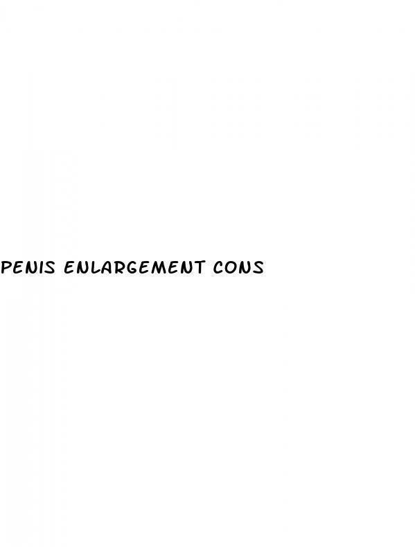 Penis Enlargement Cons