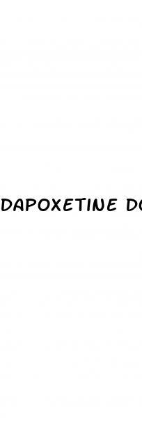 Dapoxetine Dose For Premature Ejaculation