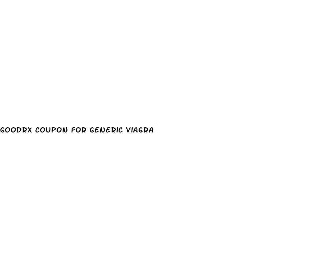 Goodrx Coupon For Generic Viagra