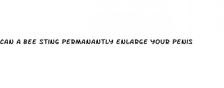 Can A Bee Sting Permanantly Enlarge Your Penis