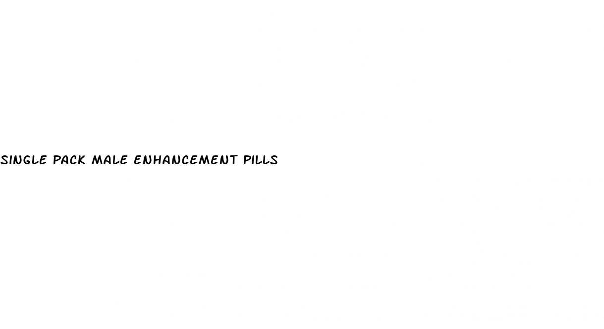 Single Pack Male Enhancement Pills